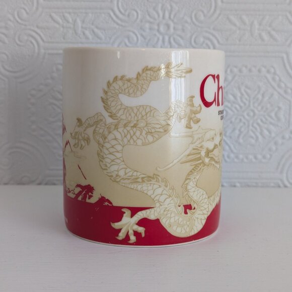 Starbucks China Icon Ceramic Coffee Mug - Chinese Dragon - Picture 3 of 10